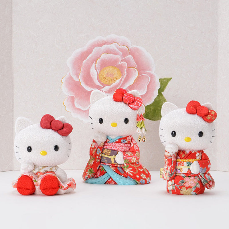 [BECKONING (LUCKY) CAT] HELLO KITTY MAIKO | EDO ART DOLLS | KAKINUMA DOLLS