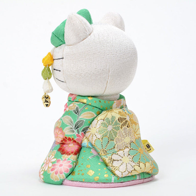 [BECKONING (LUCKY) CAT] HELLO KITTY MAIKO | EDO ART DOLLS | KAKINUMA DOLLS