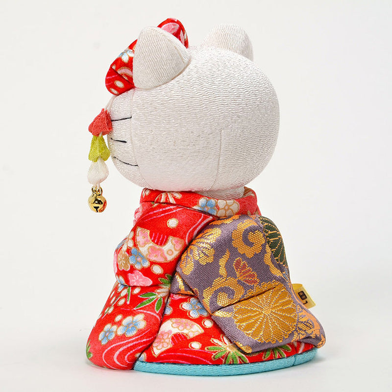 [BECKONING (LUCKY) CAT] HELLO KITTY MAIKO | EDO ART DOLLS | KAKINUMA DOLLS