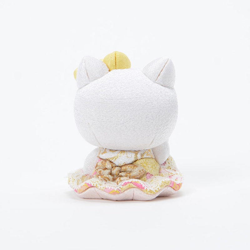 [BECKONING (LUCKY) CAT] HELLO KITTY (SIT) | EDO ART DOLLS | KAKINUMA DOLLS