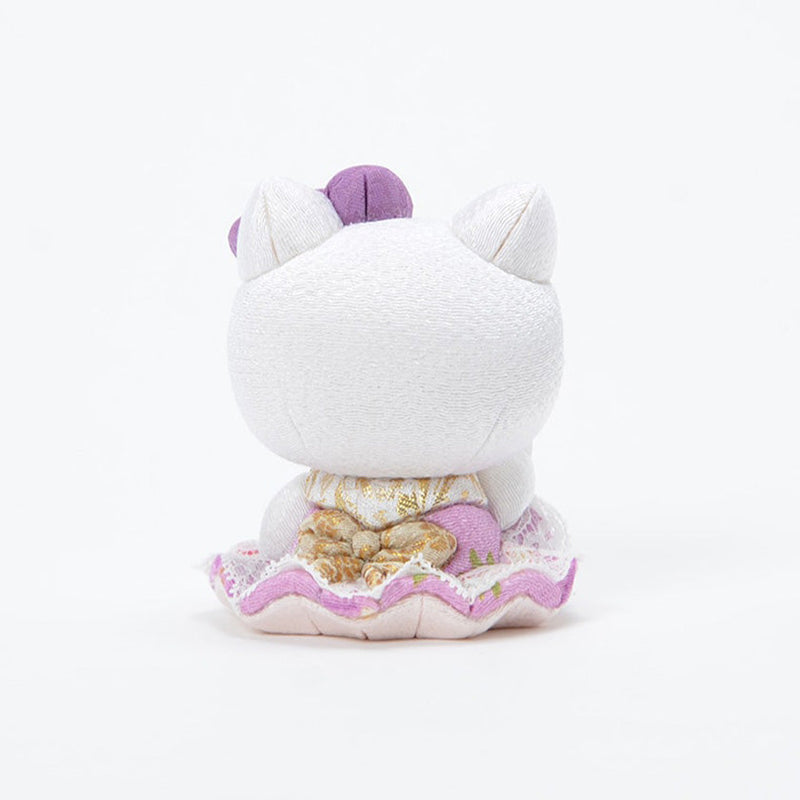 [BECKONING (LUCKY) CAT] HELLO KITTY (SIT) | EDO ART DOLLS | KAKINUMA DOLLS