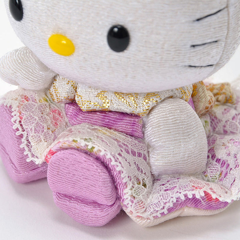 [BECKONING (LUCKY) CAT] HELLO KITTY (SIT) | EDO ART DOLLS | KAKINUMA DOLLS