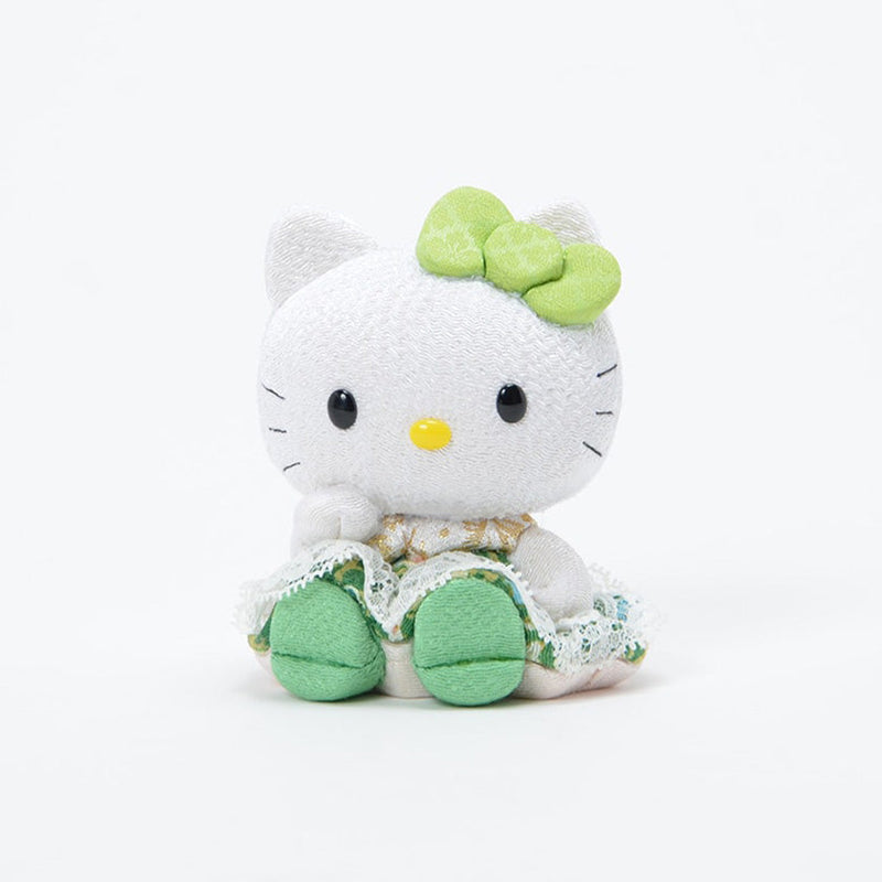 [BECKONING (LUCKY) CAT] HELLO KITTY (SIT) | EDO ART DOLLS | KAKINUMA DOLLS