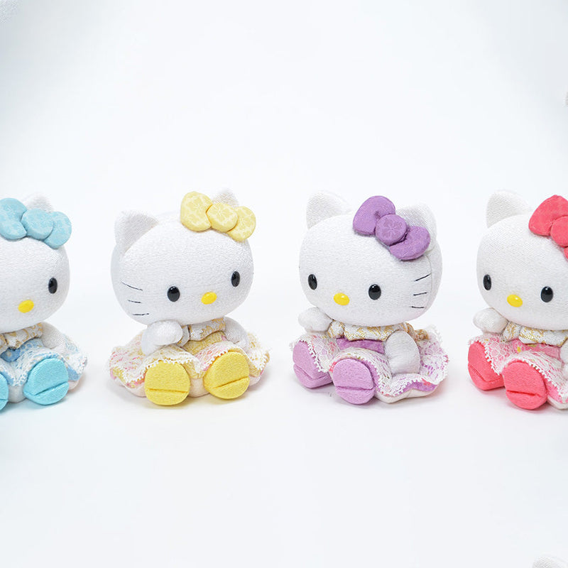 [BECKONING (LUCKY) CAT] HELLO KITTY (SIT) | EDO ART DOLLS | KAKINUMA DOLLS