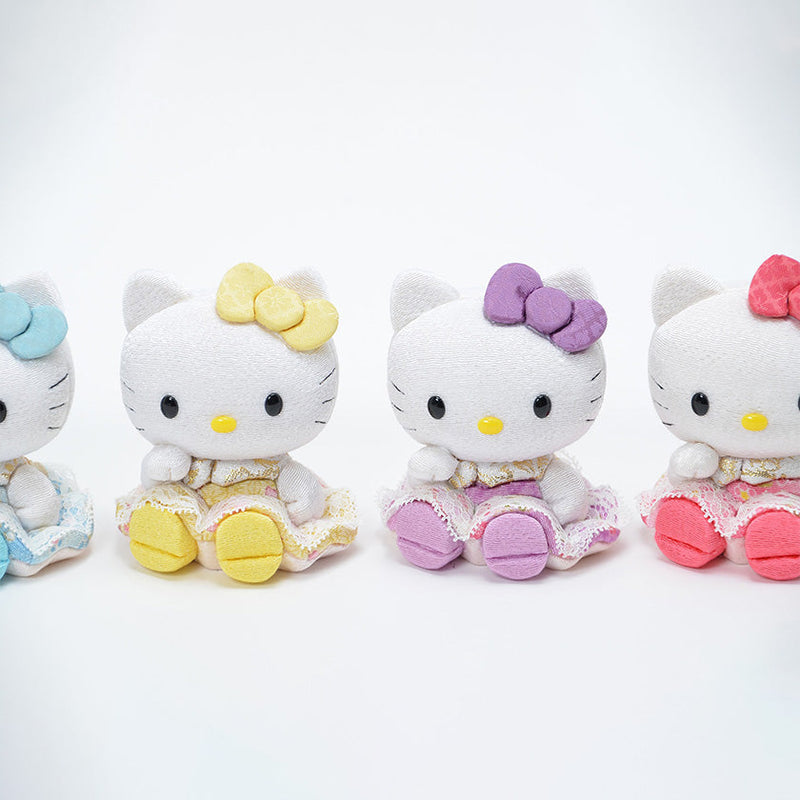 [BECKONING (LUCKY) CAT] HELLO KITTY (SIT) | EDO ART DOLLS | KAKINUMA DOLLS