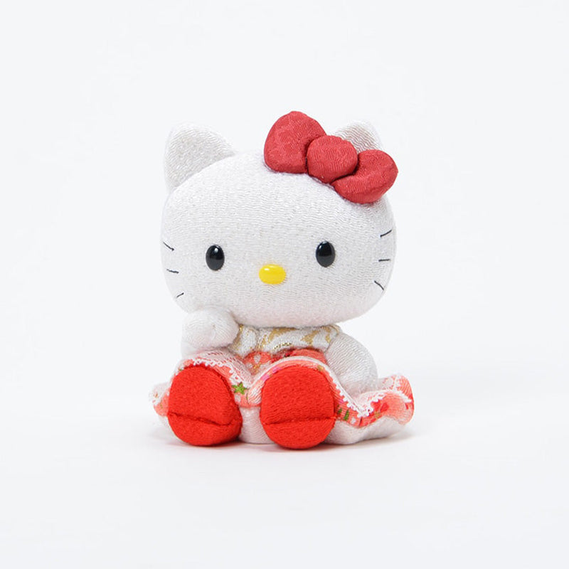 [BECKONING (LUCKY) CAT] HELLO KITTY (SIT) | EDO ART DOLLS | KAKINUMA DOLLS