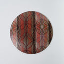 [LARGE PLATE (PLATTER)] PLATE (HANA CLOISONNE) BEIGE & BLACK 2-PIECE SET | NISHIJIN TEXTILES | RE:NISTA