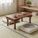 Nigatsudo dark brown wooden low desk on tatami room floor | woodworking, Ominato Bunkichi Shoten