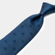 [TIE] ORIGINAL LOGO DEEP INDIGO | JAPANESE SILK | SHAKUNONE (WITH GIFT PAPER BAG)