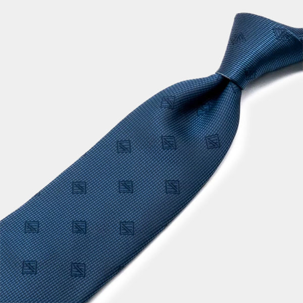 [TIE] ORIGINAL LOGO DEEP INDIGO | JAPANESE SILK｜SHAKUNONE