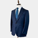 [TIE] ORIGINAL LOGO DEEP INDIGO | JAPANESE SILK | SHAKUNONE (WITH GIFT PAPER BAG)