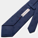 [TIE] ORIGINAL LOGO LIGHT INDIGO | JAPANESE SILK | SHAKUNONE (WITH GIFT PAPER BAG)