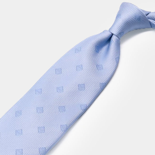 [TIE] ORIGINAL LOGO LIGHT BLUE | JAPANESE SILK｜SHAKUNONE