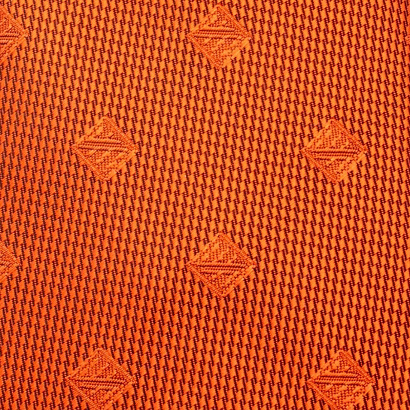 [TIE] ORIGINAL LOGO PERSIMMON COLOR | JAPANESE SILK｜SHAKUNONE