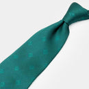 [TIE] ORIGINAL LOGO JADE COLOR | JAPANESE SILK | SHAKUNONE (WITH GIFT PAPER BAG)