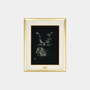 [FRAMED PICTURE] BEAUTIFUL BLACK CAT (SET: 23K GOLD quality certification) | ARTWORK | KAITAKUDO ART