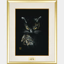 [FRAMED PICTURE] BEAUTIFUL BLACK CAT (SET: 23K GOLD quality certification) | ARTWORK | KAITAKUDO ART