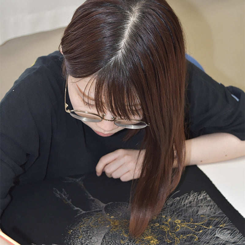 [WALL SCROLL (HANGING SCROLL)] BEAUTIFUL PEACOCK (SET: 23K GOLD quality certification) | WALL SCROLL (HANGING SCROLL) | KAITAKUDO ART