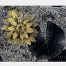【掛軸（掛軸）】水鏡蓮花（套裝：23K金品質認證）|掛軸（掛軸）|開拓堂藝術
