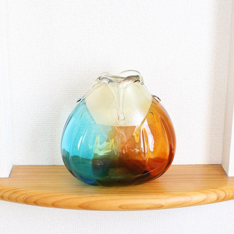 [VASE] KINSAI AUTUMN STYLE (MIDDLE) | TSUGARU VIDRO| ADERIA