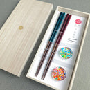 [CHOPSTICKS] CHOPSTICK REST SET FIREWORKS | TSUGARU VIDRO| ADERIA