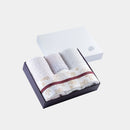 [ผ้าเช็ดตัว] "Irodori" 2 ผ้าเช็ดตัวและผ้าเช็ดตัว 2 ชุด (สีชมพู / ขาว) | ผ้าเช็ดตัวอิมาบารี