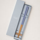 [CHOPSTICKS] HASHIKURA SEASON 01 OAK OCTAGON (CHOPSTICK REST & GIFT BOX SET) | WAKASA LACQUERED CHOPSTICKS | MATSUKAN