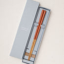 [CHOPSTICKS] HASHIKURA SEASON 01 OAK OCTAGON (CHOPSTICK REST & GIFT BOX SET) | WAKASA LACQUERED CHOPSTICKS | MATSUKAN