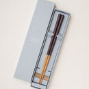 [CHOPSTICKS] HASHIKURA SEASON 01 OAK OCTAGON (CHOPSTICK REST & GIFT BOX SET) | WAKASA LACQUERED CHOPSTICKS | MATSUKAN