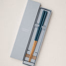 [CHOPSTICKS] HASHIKURA SEASON 01 OAK OCTAGON (CHOPSTICK REST & GIFT BOX SET) | WAKASA LACQUERED CHOPSTICKS | MATSUKAN