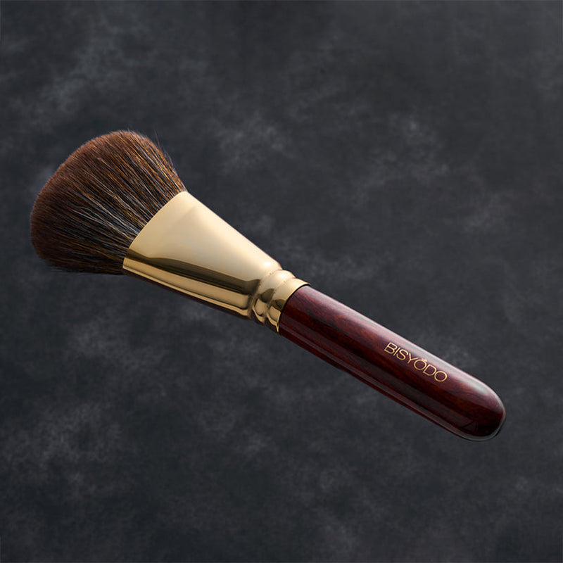 [MAKEUP BRUSH] BISYODO (L) PERFECT FIT BRUSH (FAN SHAPE) 40MM | MAKEUP BRUSH CRAFT | UYODA BISYODO