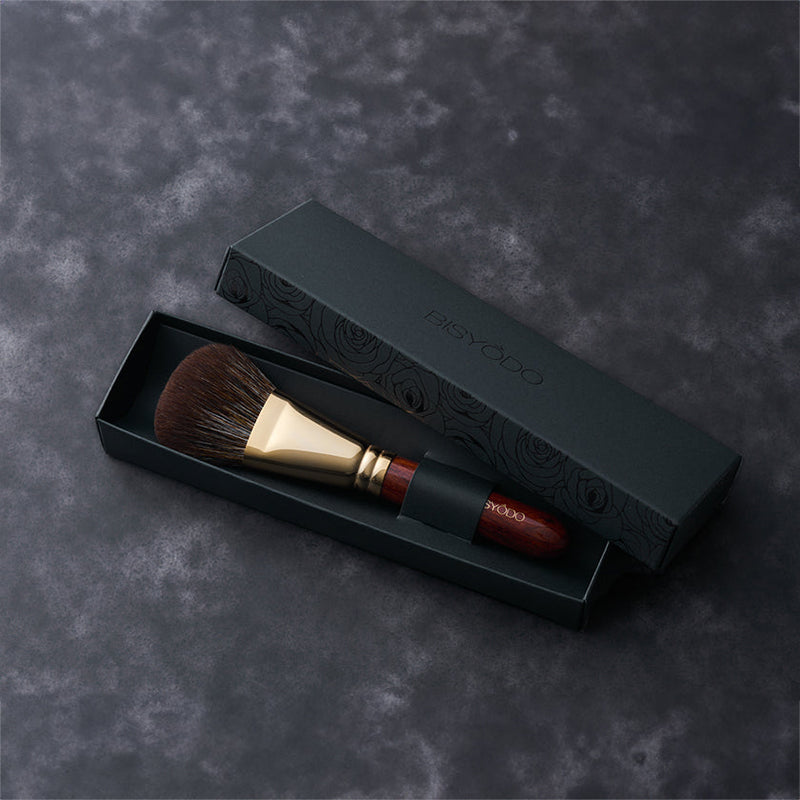 [MAKEUP BRUSH] BISYODO (L) PERFECT FIT BRUSH (FAN SHAPE) 40MM | MAKEUP BRUSH CRAFT | UYODA BISYODO