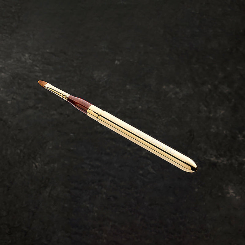 [MAKEUP BRUSH] BISYODO (L) DOUBLE-ENDED CONCEALER BRUSH (FLAT 9MM / ROUND 8MM) | MAKEUP BRUSH CRAFT | UYODA BISYODO