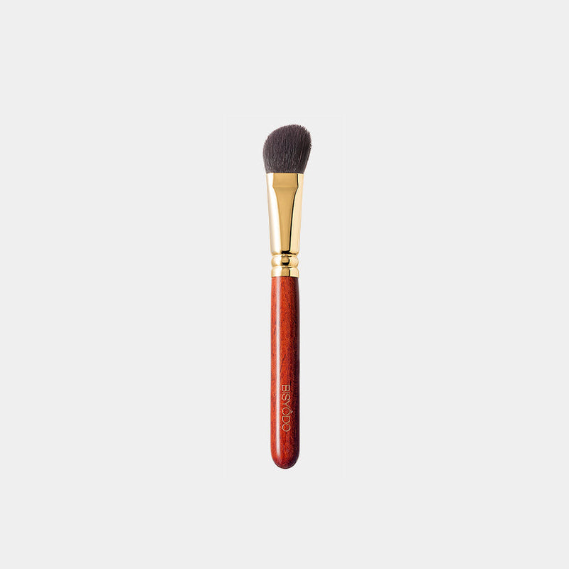 [MAKEUP BRUSH] BISYODO (L) LARGE EYESHADOW BRUSH (ANGLED) 21MM | MAKEUP BRUSH CRAFT | UYODA BISYODO