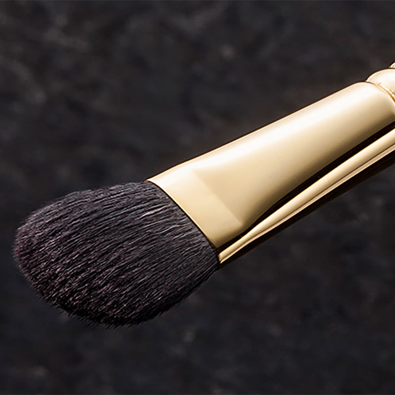 [MAKEUP BRUSH] BISYODO (L) LARGE EYESHADOW BRUSH (ANGLED) 21MM | MAKEUP BRUSH CRAFT | UYODA BISYODO