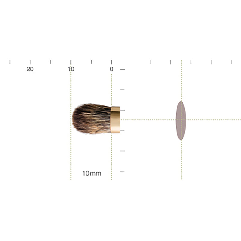 [MAKEUP BRUSH] BISYODO (L) MULTI EYESHADOW BRUSH 10MM | MAKEUP BRUSH CRAFT | UYODA BISYODO