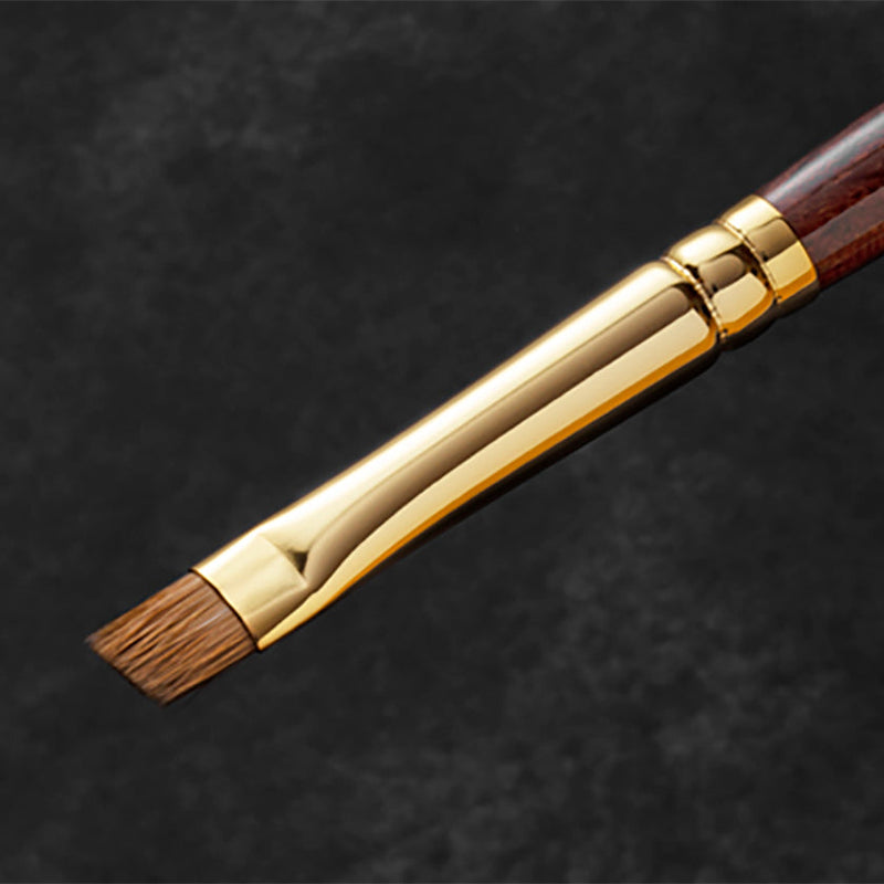 [MAKEUP BRUSH] BISYODO (L) EYEBROW LINER BRUSH (ANGLED) | MAKEUP BRUSH CRAFT | UYODA BISYODO