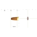 [MAKEUP BRUSH] BISYODO (L) LIP BRUSH WITH CAP (FLAT) 10MM | MAKEUP BRUSH CRAFT | UYODA BISYODO