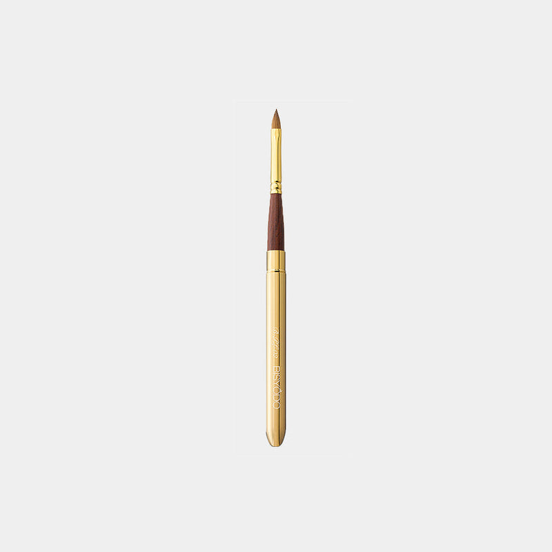 [MAKEUP BRUSH] BISYODO (L) LIP BRUSH WITH CAP (ROUND FLAT) 11MM | MAKEUP BRUSH CRAFT | UYODA BISYODO