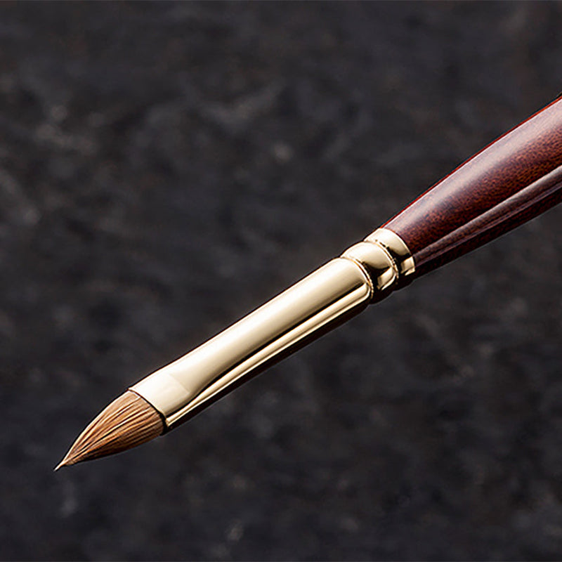 [MAKEUP BRUSH] BISYODO (L) LIP BRUSH WITH CAP (ROUND FLAT) 11MM | MAKEUP BRUSH CRAFT | UYODA BISYODO