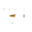 [MAKEUP BRUSH] BISYODO (L) LIP BRUSH WITH CAP (ROUND FLAT) 11MM | MAKEUP BRUSH CRAFT | UYODA BISYODO