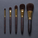 [MAKEUP BRUSH 5-PIECE SET] GRAND SET WITH POUCH | MAKEUP BRUSH CRAFT | UYODA BISYODO