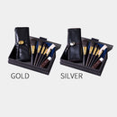 [MAKEUP BRUSH 5-PIECE SET] GRAND SET WITH POUCH | MAKEUP BRUSH CRAFT | UYODA BISYODO