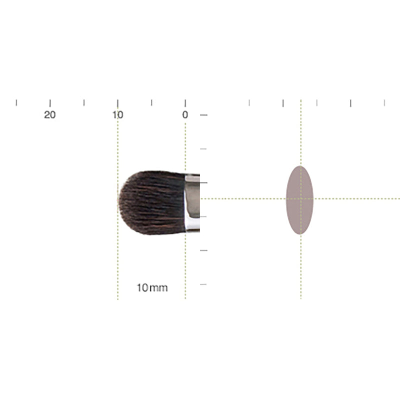 [MAKEUP BRUSH] SHIORI EYESHADOW BRUSH (FLAT) 150MM | MAKEUP BRUSH CRAFT | UYODA BISYODO