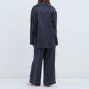 [PAJAMA] SILK ELEGANT NAVY SETUP | SEWING | Foo Tokyo