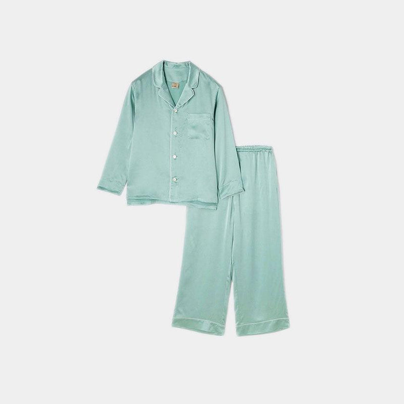 [PAJAMA] SILK MINT GREEN SETUP | SEWING | Foo Tokyo