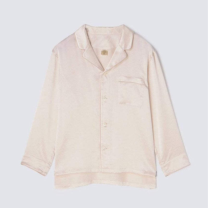 [PAJAMA] SILK PEARL WHITE SETUP | SEWING | Foo Tokyo