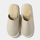 [SLIPPERS] LEATHER OFF-WHITE (SIZE M) | LEATHER PROCESSING | Foo Tokyo