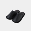 [SLIPPERS] LEATHER BLACK | LEATHER PROCESSING | Foo Tokyo
