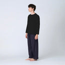 [T-SHIRT] MEN'S LONG-SLEEVE TOP SILK COTTON | SEWING | Foo Tokyo